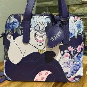 Disney Loungefly Villains Ursula Mermaid Crossbody Handbag Like New Without Tag - Picture 1 of 15