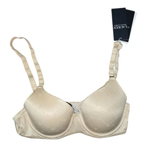 Neu mit Etikett Ralph Lauren T-Shirt-BH volle Abdeckung wiederholtes Logo warm sand 34B $ 58 - Bild 1 von 2