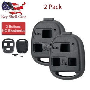 2 For 2008 2009 2010 2011 Toyota FJ Cruiser Remote Key Fob Case Shell HYQ12BBT - Picture 1 of 7