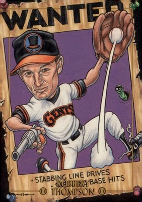 1995 Cardtoons #72 Robbery Thompson San Francisco Giants - Image 1 of 2
