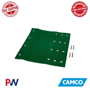 Camco Step Rug XL Green 23"W x 22"L (E/F) 42933 - Picture 1 of 5