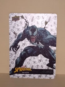 2024 UPPER DECK SPIDER-MAN VENOM MCS-13 THICK METAL CARD VGC (SUPER RARE) - Picture 1 of 10