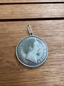 Gedenkmünze / Medaille Ludwig 2. König von Bayern - Bild 1 von 2