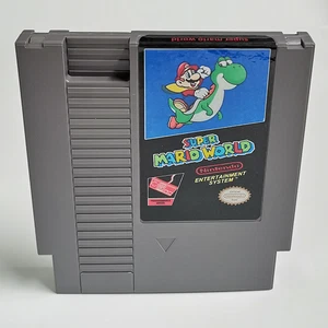 🦖 Super Mario World – NES 8-Bit Game Cartridge - Picture 1 of 2