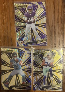 (4) 2025 Panini Revolution Groove Rookie RC Felton/Blue/Ayomanor - Picture 1 of 2