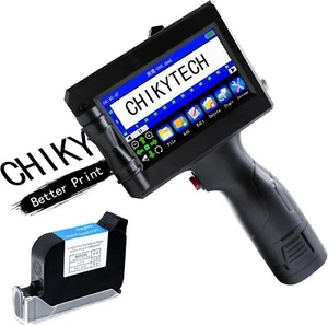 Handheld Inkjet Printer: Text, Date, QR Code, Barcode, Logo, Symbol, Table, ... - Picture 1 of 24