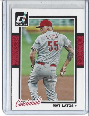 Tarjeta de béisbol Mat Latos, 2014 Donruss #284 (A) Foto 1 de 3