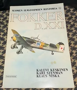 FOKKER D.XXI SUOMEN ILMAVOIMIEN HISTORIA #3 RARE OOP - Picture 1 of 6
