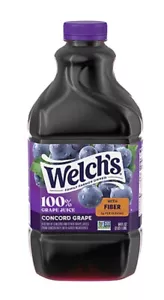 NEW! Welch’s 100% Concord Grape Juice With Fiber, 64 oz, SAME DAY SHIPPING!! - Picture 1 of 1