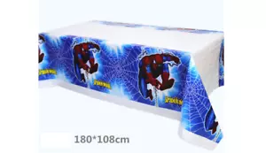 Marvel Superhero Spider-man Tablecloth Birthday Party Tablecover Decoration - Picture 1 of 5