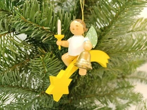 Christbaumengel - Engel mit Glocke und Kerze auf Komet 650/70/53 Wendt & Kühn - Picture 1 of 1