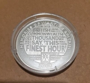 Memories Of Wartime Britain Coin 2008 Silver 925 - 1 Oz Silver Coin - Picture 1 of 4
