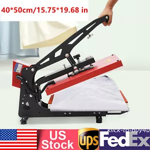 40*50cm Clamshell Open Heat Press Machine with Slide Out Function Heavy - Picture 1 of 15