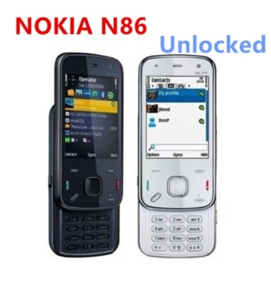 Original Nokia N86 Unlocked GSM 3G Mobile Phone WIFI 8MP 8GB Cellphone - Bild 1 von 4