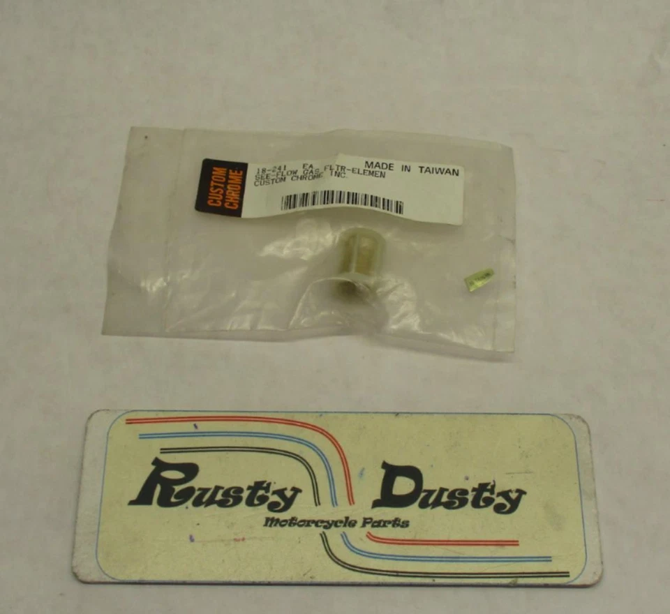 Custom Chrome Harley Davidson See-Flow Fuel Filter Element 18-241 - Image 1 of 3