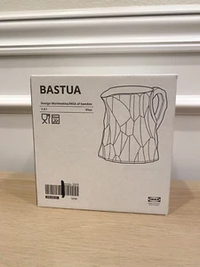 New ! IKEA BASTUA Pitcher Clear Glass 51 oz 605.426.22 - Picture 1 of 4