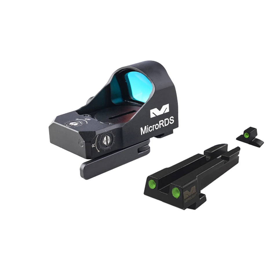 Прицел точечный красный MEPROLIGHT MicroRDS с креплением QD и резервным прицелом для IWI Masada - Изображение 1 из 1