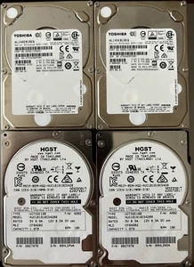 4x Disque Dur HDD 2,5" HGST HUC101818CS4200 1.8TB Toshiba AL14SEB18EQ - Afbeelding 1 van 1