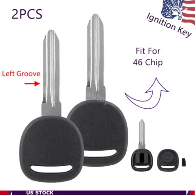 2 For 2002 - 2006 Chevy Silverado Suburban 1500 2500 Ignition Transponder Key - Image 1 of 4
