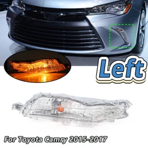Left LED Daytime Running Fog Lamps Turn Signal Light For Toyota Camry 2015-2017 - Picture 1 of 10