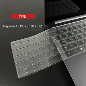 2X Cubierta protectora de teclado de poliuretano termoplástico para computadora portátil Dell Inspiron 16 Plus 7620 16" - Imagen 1 de 8