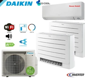 Condizionatore Daikin Perfera FTXM Trio 2x2,5+3,5kW Multisplit Cassapanca Pavimento - Foto 1 di 22