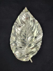 Antique Blackinton & Co Sterling Silver Realistic Leaf Candy / Nut Dish 925 - Picture 1 of 4