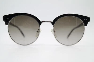 Sonnenbrille Calvin Klein CK1246S Schwarz Silber Braun Oval sunglasses Neu - Bild 1 von 4