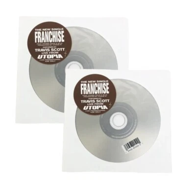 2 x Travis Scott Single FRANCHISE Promotional CD Limited NEW Live Utopia Promo - Image 1 of 3
