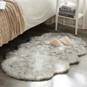 Soft Faux Fur Area Rugs for Bedroom Living Room Carpet Sofa Chair Cushion Mat - Picture 1 of 22