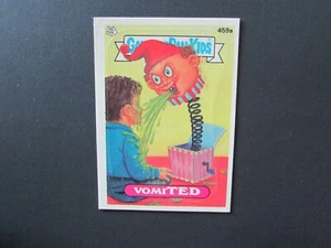 1987 Topps Garbage Pail Kids 11th Series 11 Card 459a VomiTED Yellow Blotch - Picture 1 of 4