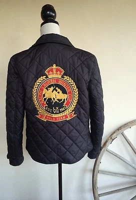 RALPH LAUREN Quilted Reversible  Equestrian Switzerland Polo Winter Cup Jacket M - Image 1 of 4