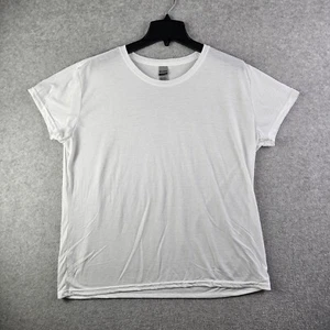 Camiseta Gildan Ladies Performance 5OZ 2XL G420L 100% poliéster sublimación en blanco - Imagen 1 de 7