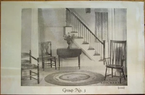 Stickley Furniture 1920s Advertising Card/Print, Fayetteville, NY - No. 3 - Picture 1 of 2