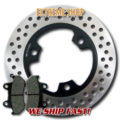 Rear Rotor + Brake Pads for Honda CBR 500 F Four CBR 600 F Hurricane (1987-1990) - Image 1 of 2