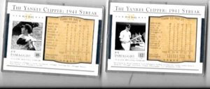 LOTE DE (4) PLAYBALL JOE DIMAGGIO 2003 #S48,40,34,12 YANKEE CLIPPER 1941 RACHA - Imagen 1 de 3