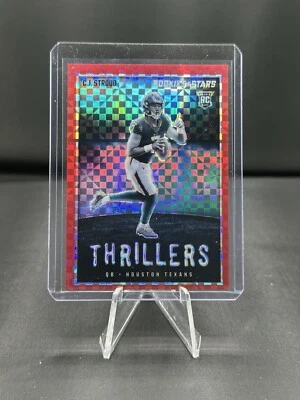 2023 Panini Rookies & Stars - Thrillers Red Plaid Prizm #TH-12 C.J. Stroud (RC) - Image 1 of 2