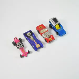 4 X Matchbox Superfast - Blue Shark - Slingshot & Road Dragster - Tyre Fryer - Picture 1 of 4