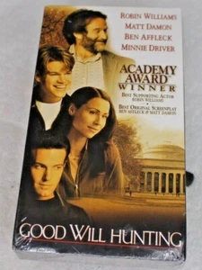 Good Will Hunting (1997) Matt Damon, Robin Williams - VHS Sealed NEW - Picture 1 of 3