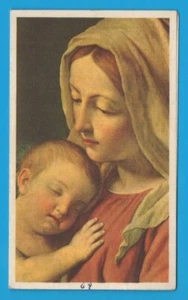Madonna con Gesù Bambino Calendarietto Anno 1962 MA007 - Imagen 1 de 3