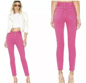 Current Elliott Womens The Ultra High Waist Jeans Denim Pink Size 24 NWT $198 - Picture 1 of 10