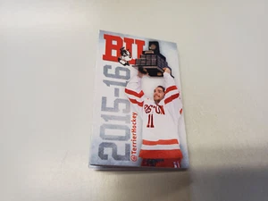 RS20 Boston University 2015/16 Men's & Women's Hockey Pocket Schedule - Picture 1 of 2