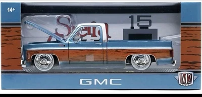 🔥M2 MACHINES 1:24 1976 GMC Sierra Grande 15 Custom Squarebody Nice!-MINT!🔥 - Image 1 of 3