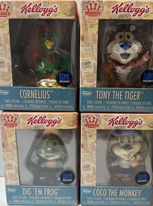 Funko Mini Kelloggs (4) Cornelius Coco The Monkey Dig Em Tony Metallic RARE NEU - Bild 1 von 6