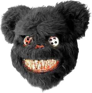 Halloween Blutige Teddybär-Maske, Blutige Bären Maske Halloween Maske Horror Bär - Bild 1 von 8