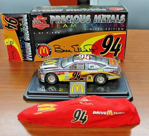 BILL ELLIOTT #94 McDonalds 1999 Platinum 1/24Precious Metals with car cover - Picture 1 of 4