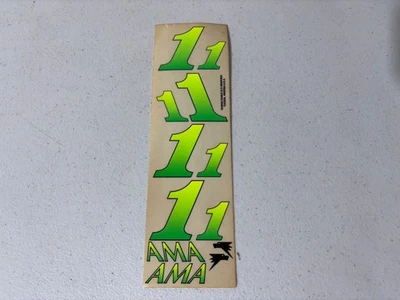 RC Dumas Eagle Graphics #1 Green Vintage Sticker Decal Sheet NEW NOS 1/10 R/C - Image 1 of 2