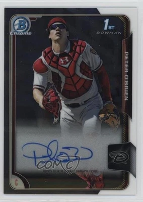 2015 Bowman Chrome Prospects Auto Peter O'Brien #BCAP-PO Auto - Image 1 of 2