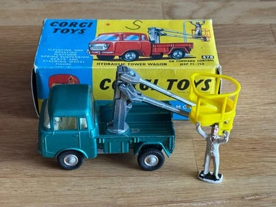 CORGI Toys, 478 Jeep FC-150 Hydraulic Tower Wagon, Umfang/Zustand s. Bilder, OVP - Bild 1 von 4