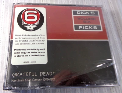Grateful Dead Dick's Picks 6 Volume Six Hartford CT 10/14/1983 3 CD Set NEW! - Image 1 of 3